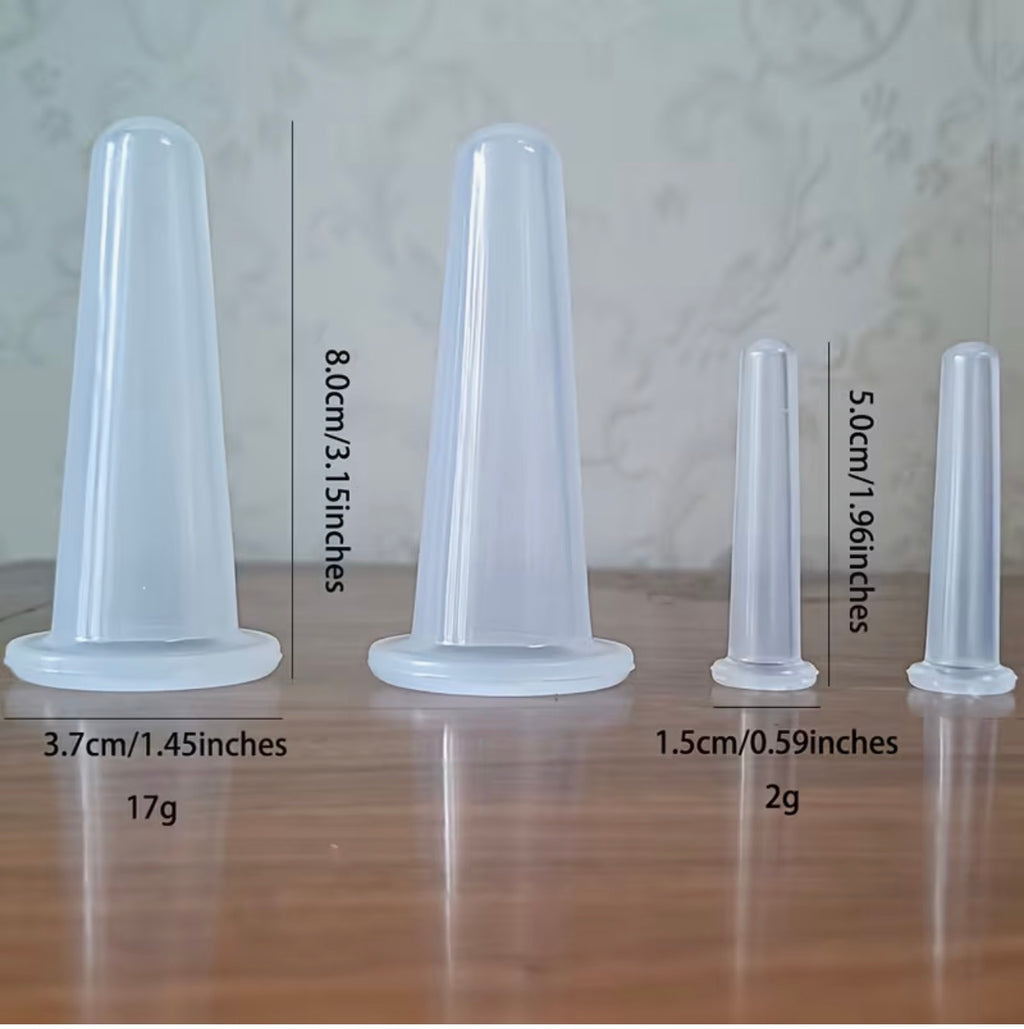 Silicone Facial & Body Cupping Therapy Set Vacuum