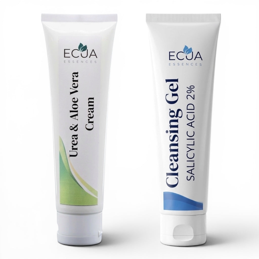 Body Smoothing Routine: 2% Salicylic Acid Gel + 15% Urea Cream